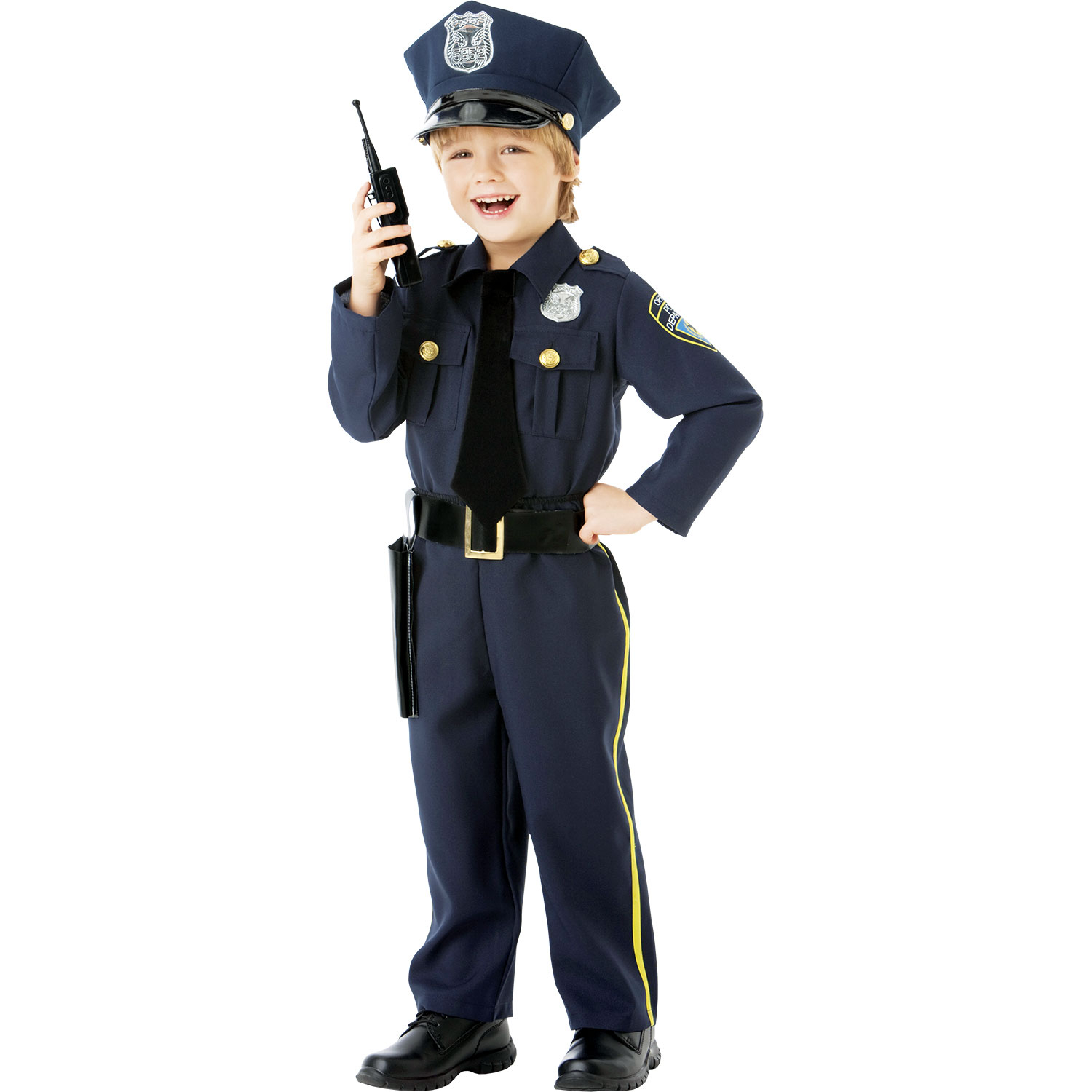 Childrens dressing up police outfit sales